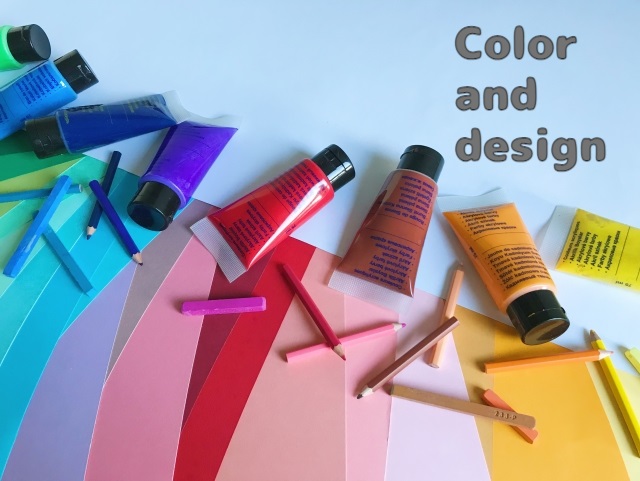 色使いも考えたチラシのデザインメインビジュアル